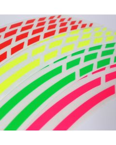 Felgenrandaufkleber GP Design NEON