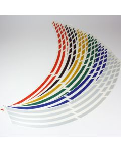 Felgenrandaufkleber GP Design reflektierend