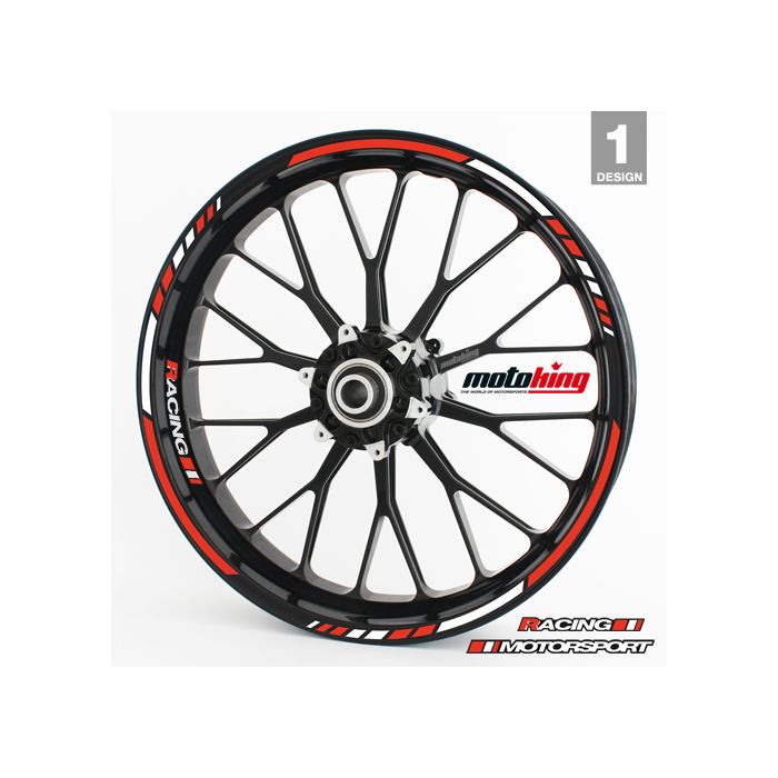 Felgenrandaufkleber RS - HELLROT main product photo