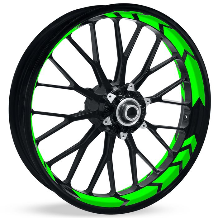Felgenbettaufkleber Arrow NEON main product photo