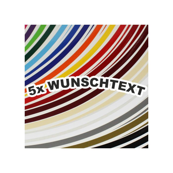 Felgenaufkleber NUR WUNSCHTEXT main product photo