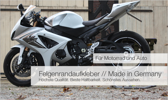 Felgenrandaufkleber