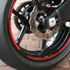 Kawasaki Felgenrandaufkleber
